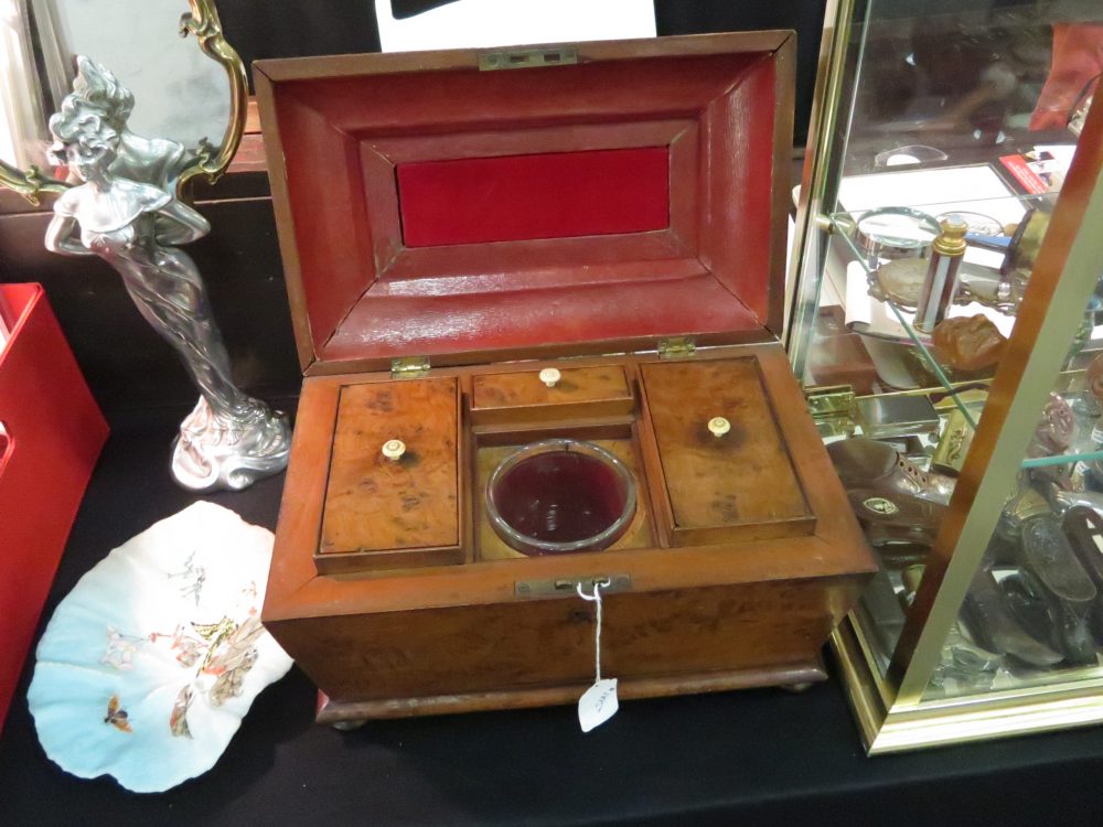 English Tea Caddy Baltimore Antiques Show