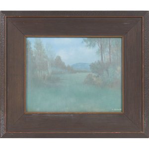  Rookwood plaque, Vellum glaze, Carl Schmidt from Treadway Gallery, Sept 13, Lot 102