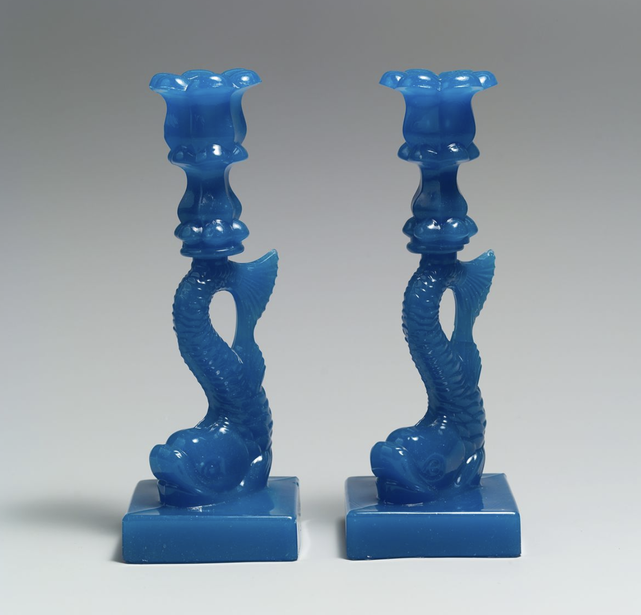 Boston and Sandwich Glass Candlestick