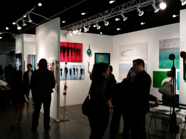 Scenes from the LA Art Show at the Los Angeles Convention Center