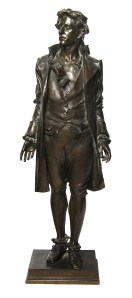 Lot 24: Frederick William MacMonnies, (American, 1863-1937), Nathan Hale, Offered by Leslie Hindman 