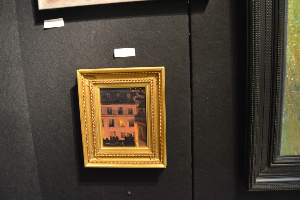 Paris at Night, Contemporary painting by Richie Carter, David Brooker, London