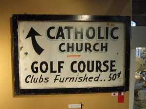 Catholic Church Sign 23rd Street Armory