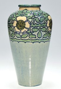 Newcomb floral vase by LittleJohn