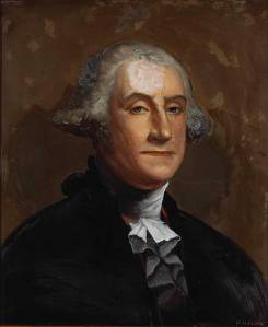 William Mathew Prior's Washington Portrait on glass, at Bonahms
