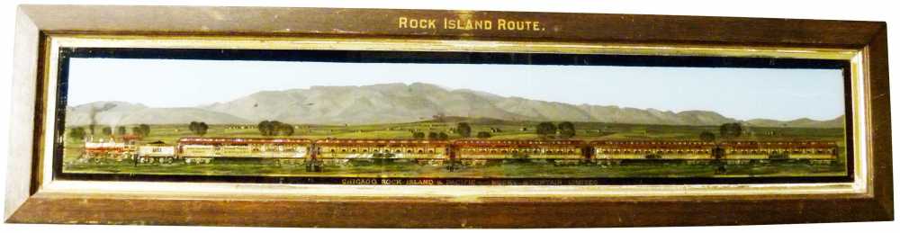 1906 Rock Island Railroad Sign Chugs Past Estimates