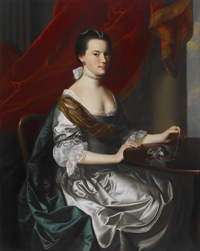 oil portrait by John Singleton Copley