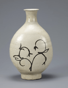 White slip vase, Korean