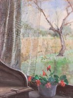 Painting by Lila B. Hetzel