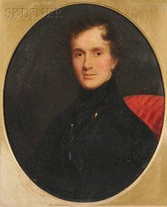 An unsigned portrait of Richard Varick from Skinner's An unsigned portrait of Richard Varick from Skinner's