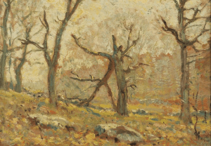 Woodland, unsigned by Henry Ward Ranger