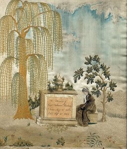 Lot 454, early Americana needlework from Cowan's auctions Lot 454, early Americana needlework from Cowan's auctions