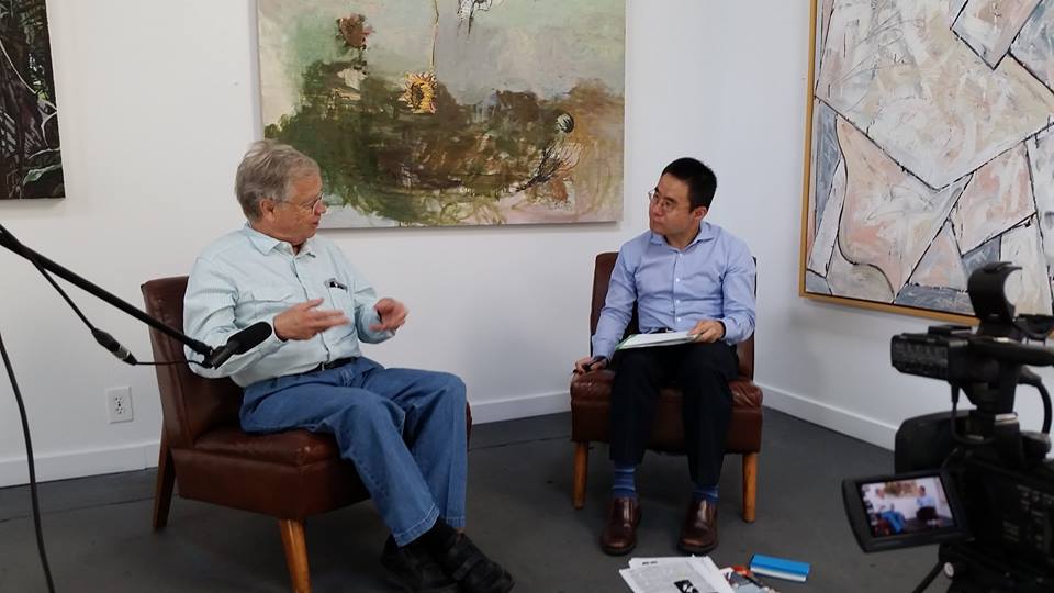 Roger Winter and Lin Wang at Kirk Hopper Gallery