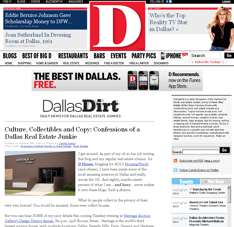 The Dirt on Dallas: Thinner, Richer, Bigger, Sooner