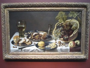 Claesz Grapes Still Life