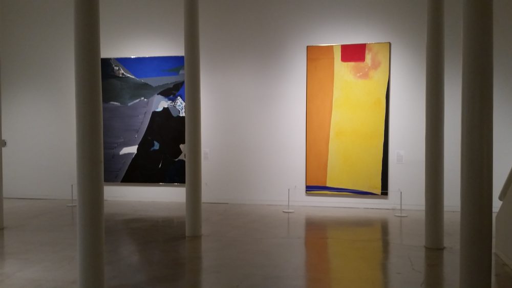 Dorothy Hood Painting (left) at the San Antonio Museum of Art