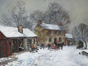 Horse and Sleigh Days by Edward Willis Redfield
