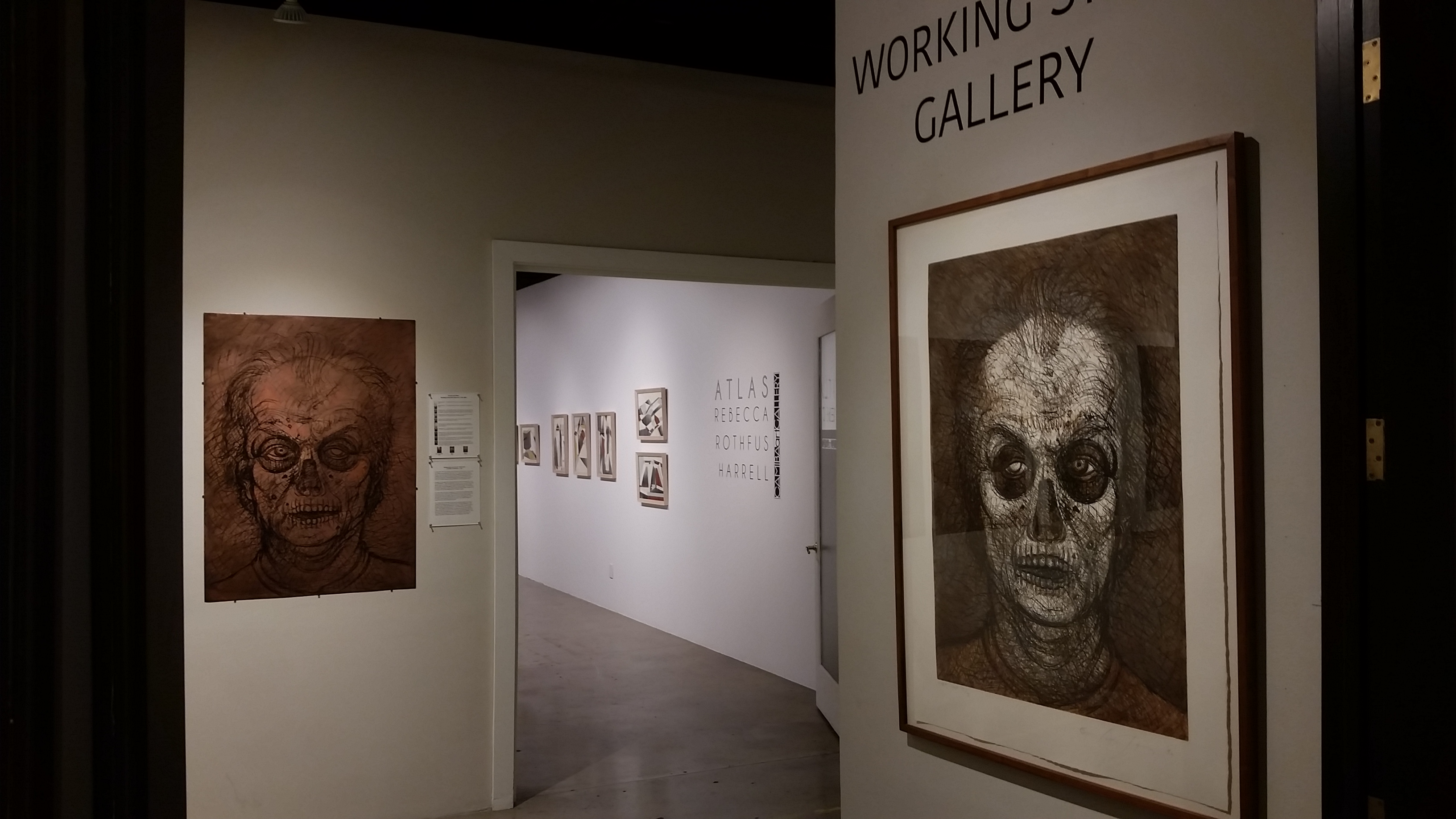 Working States of Luis Jiménez Self Portrait at Flatbed Press