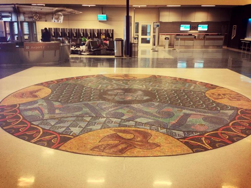 DFW Art Terminal D Celebration by Beatrice Lebreton