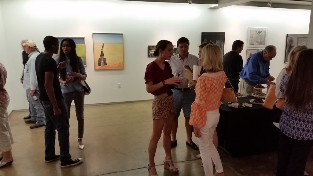 Artspace 111 Fort Worth Selfie with Anne Weary, Vera Barnett and Eric Miller