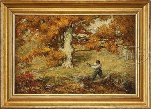 James Turkas, The Wood Cutter, Sold for $2250