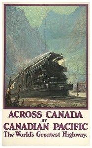 Across Canada by Canadian Pacific, poster by A. C. Leighton offered at Swann
