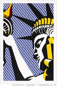 Roy Lichtenstein 'I Love Liberty' sold for US$49,000 