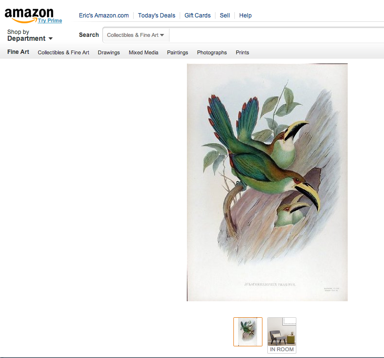 Amazon Launches Art Store