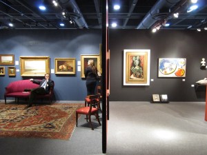 Schwarz Gallery (left) Philadelphia Antiques Show