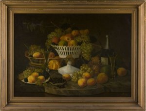 Important Still Life Painting by Paul Lacroix