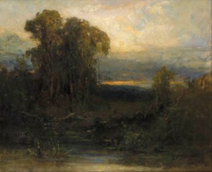 Edward Mitchell Bannister's painting was sold at Swann Galleries for $21600