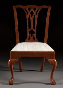 A Philadelphia Chippendale chair from Alex Cooper A Philadelphia Chippendale chair from Alex Cooper