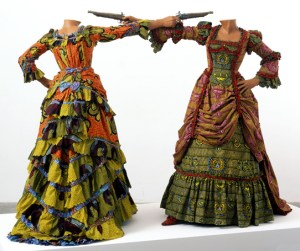 Yinka Shonibare MBE, How to Blow Up Two Heads at Once (Ladies), 2006. 