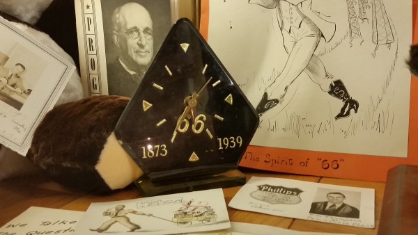 Frank Phillips 66th Birthday Clock at Woolar