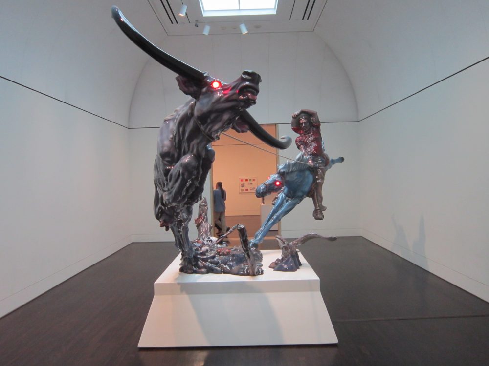 Jiménez work at the Blanton Museum of Art in Austin