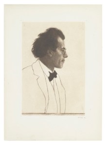 Lot 68 at Swann Galleries' 19 and 20 century prints and drawing sale, an etching and dry-point by Emil Orlik, was sold for $2,000 plus premium