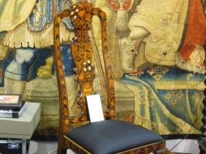 A pair of Dutch Queen Anne chairs at Baltimore Antiques Show A pair of Dutch Queen Anne chairs at Baltimore Antiques Show