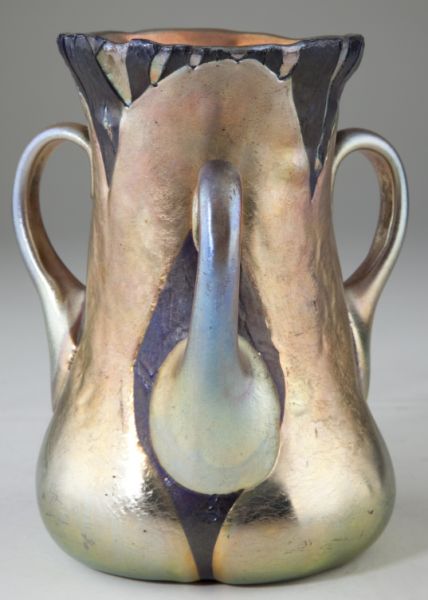 Tiffany Favrile lava glass vase hits $62,100 at Leland Little Auction