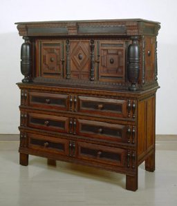 Court Cupboard, Plymouth Colony, MA, Treasure of Wallace Nutting Collection at Wadsworth Atheneum Museum of Art