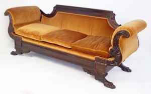 Empire-style sofa sold at Auction in Florida