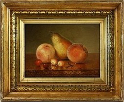 Lot 63: OOC Still Life Fruit Robert S Dunning