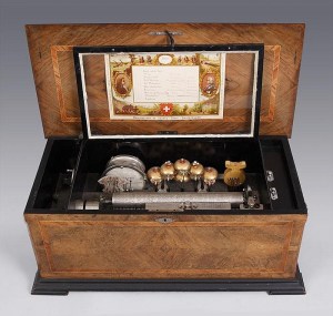 A Swiss Harry Gautschi & Sons music box offered from Cottone Auction