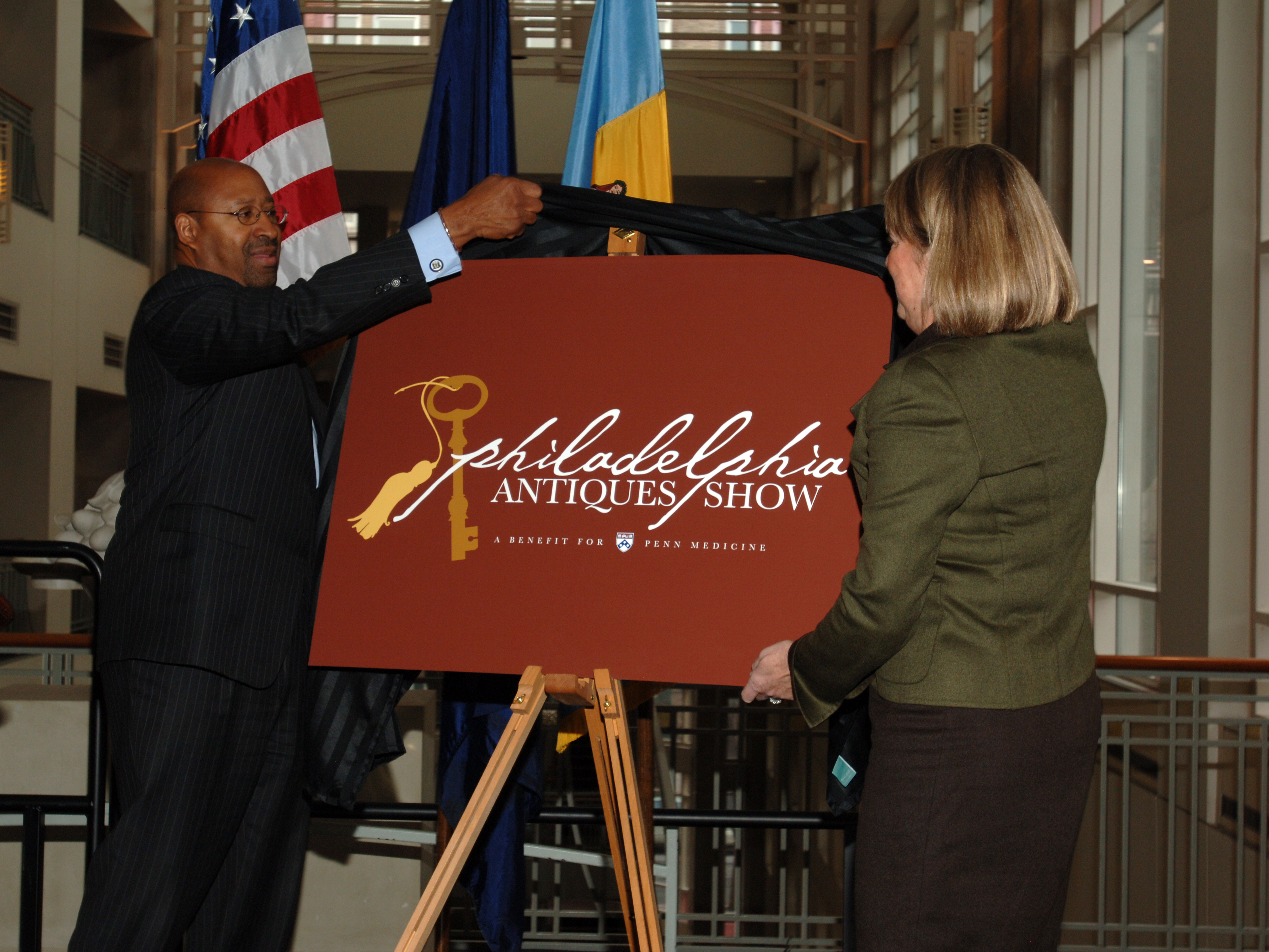 Photos from Yesterday’s Press Conference on the Changes at the Philadelphia Antiques Show