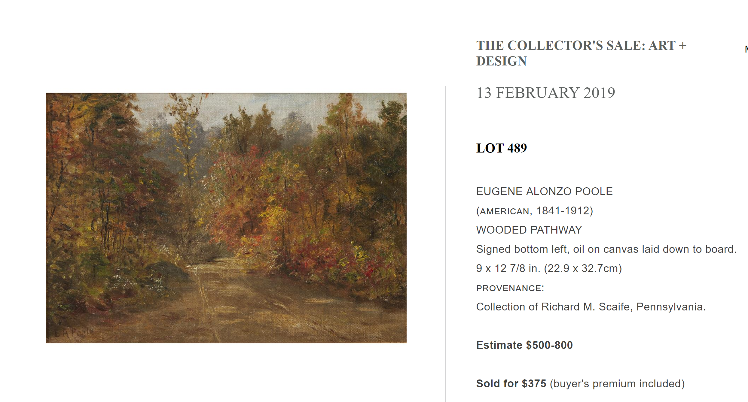 The Remains of a Great Collection — Richard Mellon Scaife’s Paintings at Freeman’s