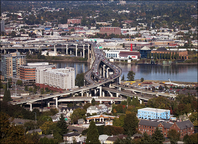 Freeways in SW Portland