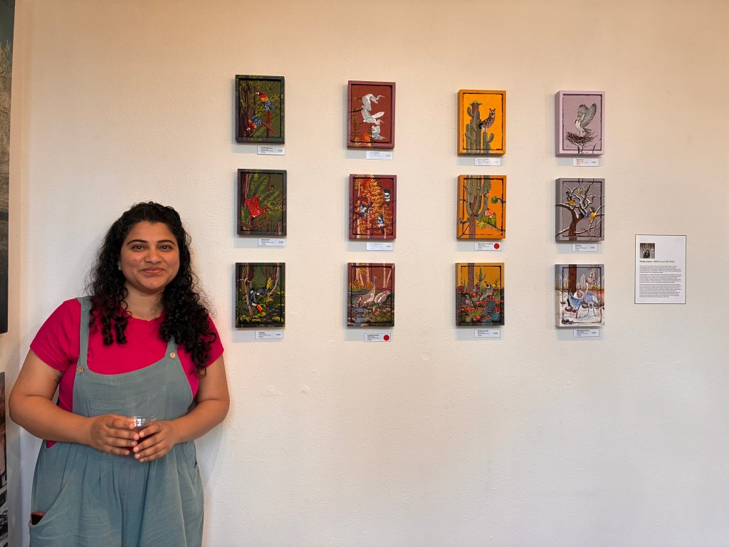 Menka Desai at the Blind Insect Gallery