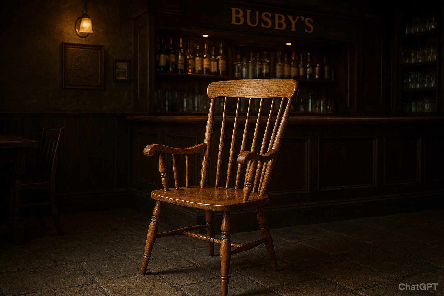 The Case of the Busby Stoop Chair